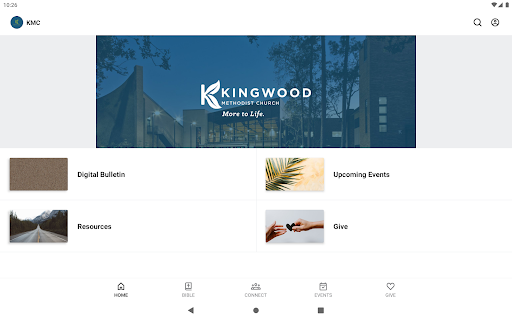 Kingwood Methodist Church Screenshot