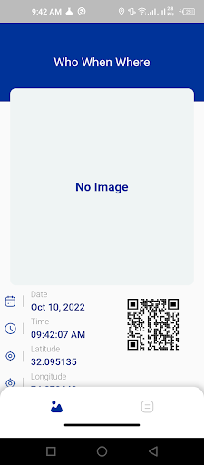 Android application When Where screenshort