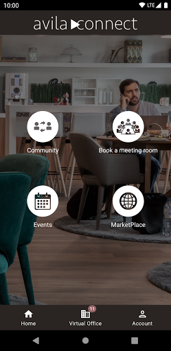 Android application Avila Connect screenshort