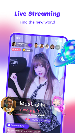 Android application TT Live: Online Streaming Chat screenshort