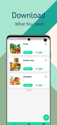 Android application Expdate screenshort