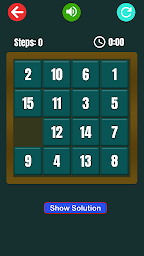 Puzzle 15 - Classical Sliding Puzzle Game