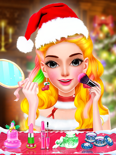 Christmas Girls Makeup & Dress Up Salon Game 1.0 screenshots 3