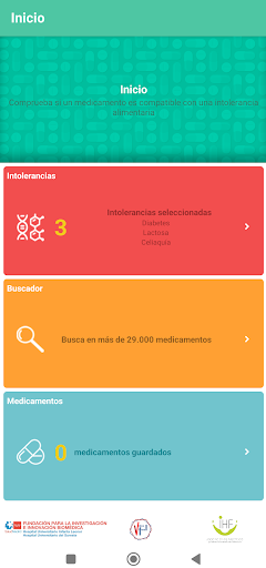 Android application IntoMed screenshort