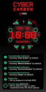 Imágen 4 Cyber Carbon - watch face android