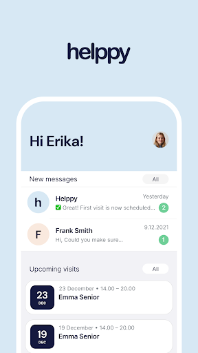 Android application Helppy - For Helppers screenshort
