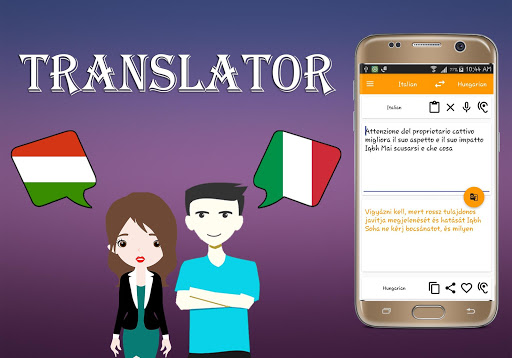 Hungarian Italian Translator Screen 2