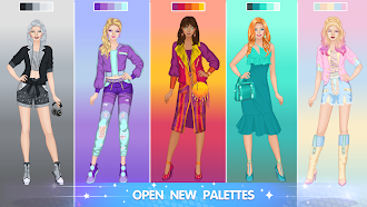 Game screenshot 色, 洋服, & ファション: ドレスアップ ドール ゲーム mod apk
