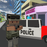 Blocky Police San Andreas City icon