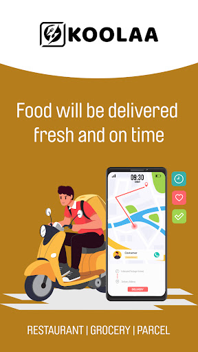 Android application KOOLAA COURIER screenshort