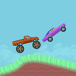 Rider for 2-4 players: super car action game games Apk