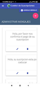 Imágen 19 Control de Suscripciones android