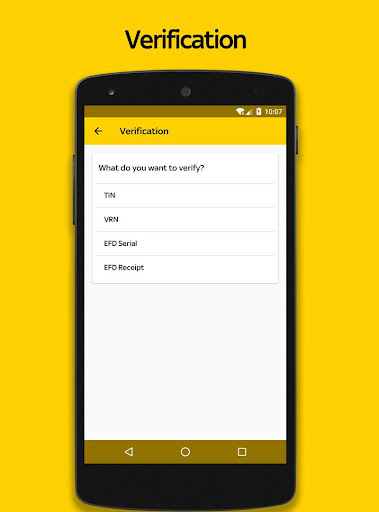 TRA Official App Screen 2