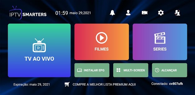 IPTV SMARTERS PLAYER ANDROID Apk 3