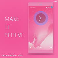 P XPERIA Theme™ | PINK - Design For SONY