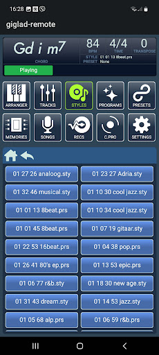 giglad-remote Screen 2