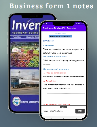 Android application Business studies: form 1 notes screenshort