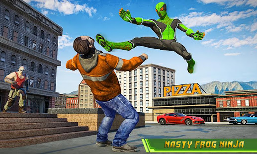 Frog Ninja Hero Gangster Vegas Superhero Games  APK screenshots 3