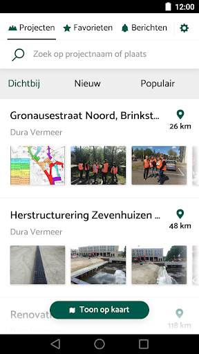 Android application Dura Vermeer BouwApp screenshort