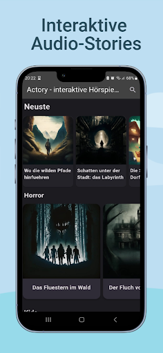 Android application Actory - Interaktive Storys screenshort