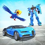 Cover Image of Tải xuống Robot Car Parrot Transform: Robot Transform Wars 1.1 APK