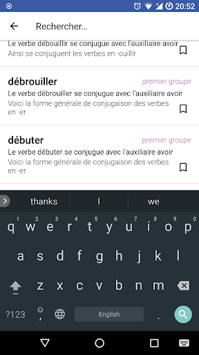 Conjugation French Verb