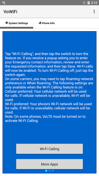VoWiFi (WiFi Calling) - 1.1.4 - (Android)