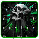 Green roar skull keyboard icon