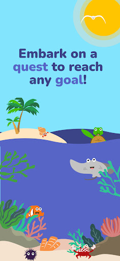 Android application GoalQuest: daily goal coaching screenshort