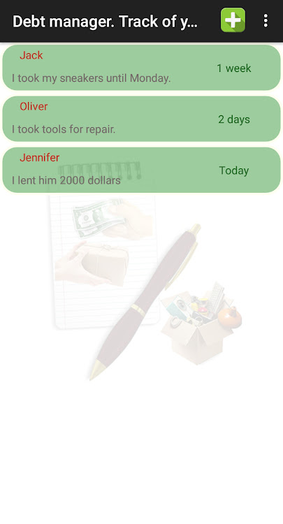 Debt manager: things and money - 1.0.0 - (Android)