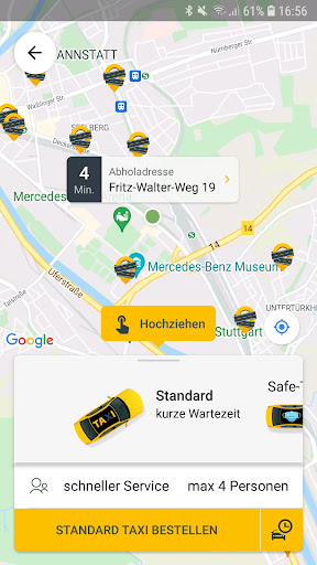Stuttgart Taxi Screen 3