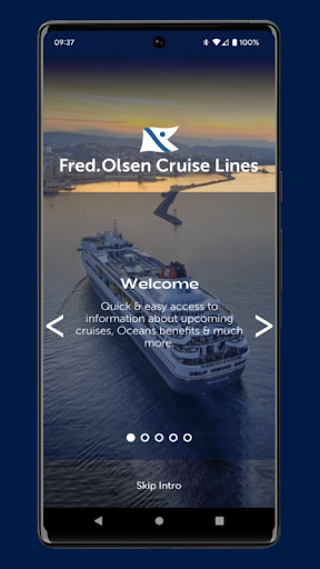 Android application Fred. Olsen Cruise Lines screenshort