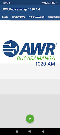 Android application AWR Bucaramanga 1020 AM screenshort
