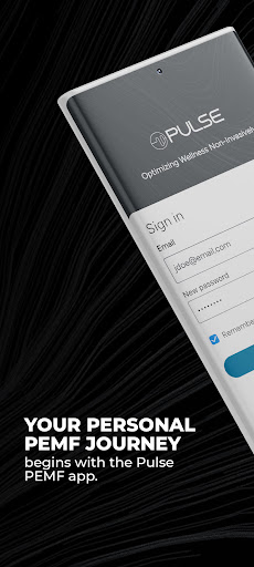Android application Pulse PEMF screenshort