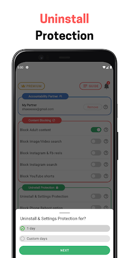 BlockerMode - Porn Blocker Screen 3