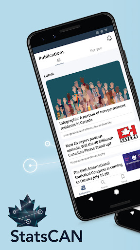 Android application StatsCAN screenshort