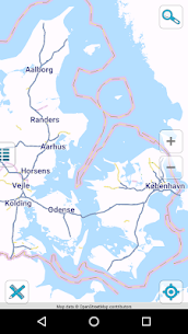 Map of Denmark offline 1