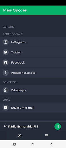 Rádio Esmeralda FM 96,5 Screen 2