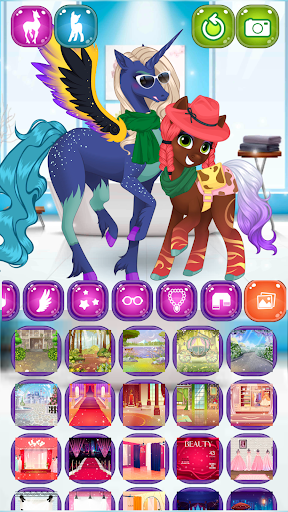 Unicorn pony dress up Screen 2