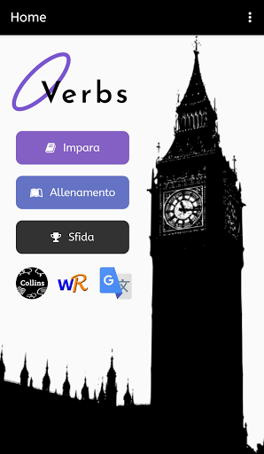 Android application Verbs screenshort