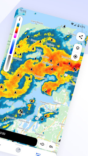 RainViewer: Weather Radar Map screen 1