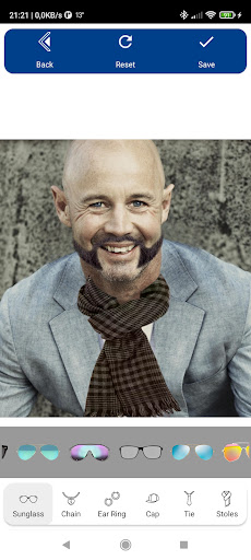 Screenshot of Men Hairstyles Beards Editor