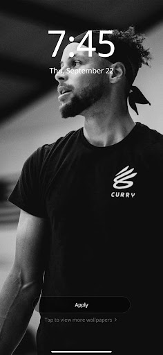 Android application Stephen curry Wallpapers 4k screenshort