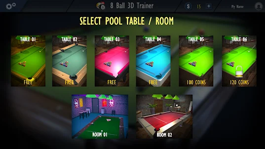 8 Ball 3D Trainer - Pool Game