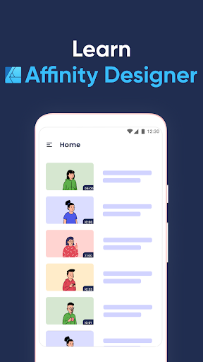 Android application Learn Affinity Designer screenshort