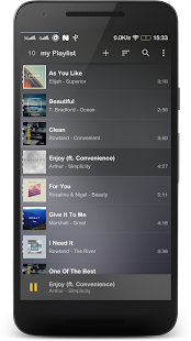 Music Player Mezzo Tangkapan layar