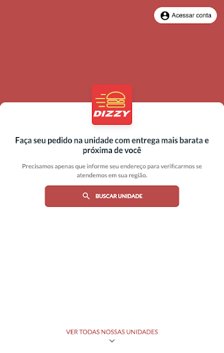 Android application Dizzy Lanchonete screenshort
