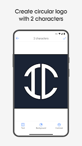 Imágen 2 Logotipo de texto circular android