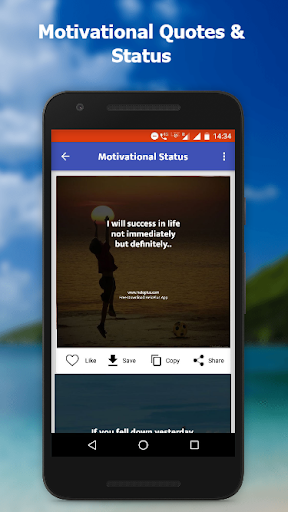Android application Sanjay Jangam -Quotes & Status screenshort