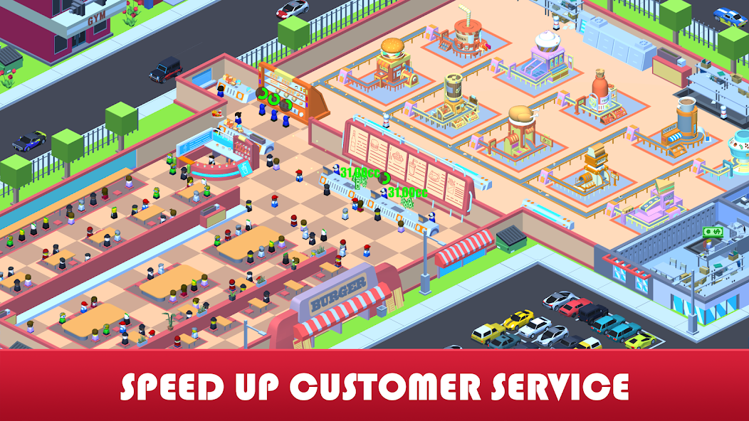 Idle Fast Food Tycoon 2.1.9 APK + Mod (Unlimited money) for Android